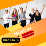 Musical Young Stars 8 t/m 15 | maandag 16.30 - 18.00 uur