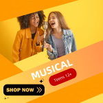Musical Teens 12 t/m 16 | maandag 16.45 - 18.00 uur