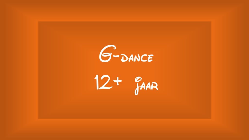 Gdance 12+ jaar| woensdag 17.00 - 18.00 uur