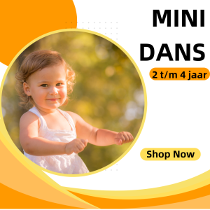 Mini dans 2 tm 4 jaar |  woensdag 15.00 - 15.45 uur + donderdag 16.00 uur